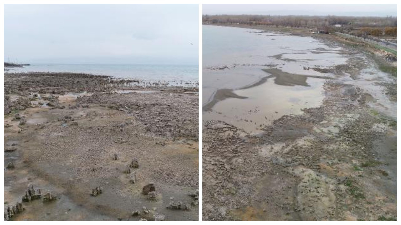 Van Gölü'nün çekilmesiyle 'mikrobiyalit tarlası' ortaya çıktı