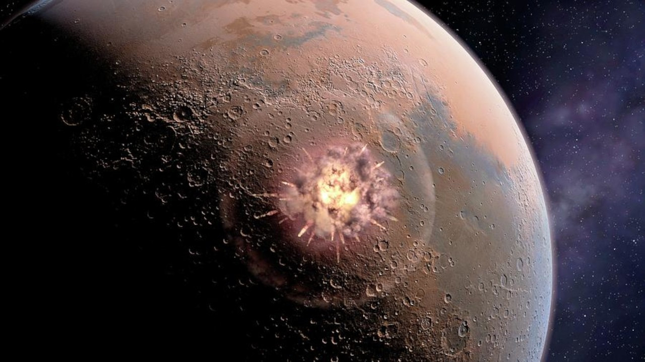 Araştırma: Mars'a çarpan asteroit mega tsunamiye yol açmış