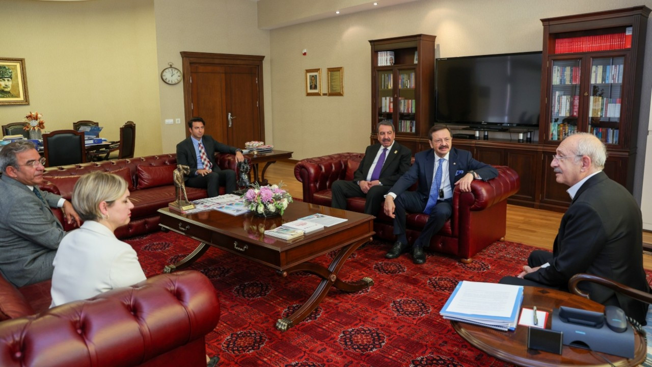 TOBB Başkanı'ndan Kılıçdaroğlu’na başsağlığı ziyareti