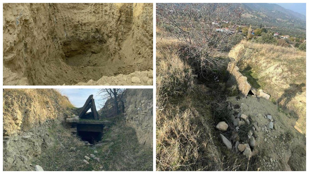 2 bin 300 yıllık mezarı kepçeyle kazarken yakalandılar