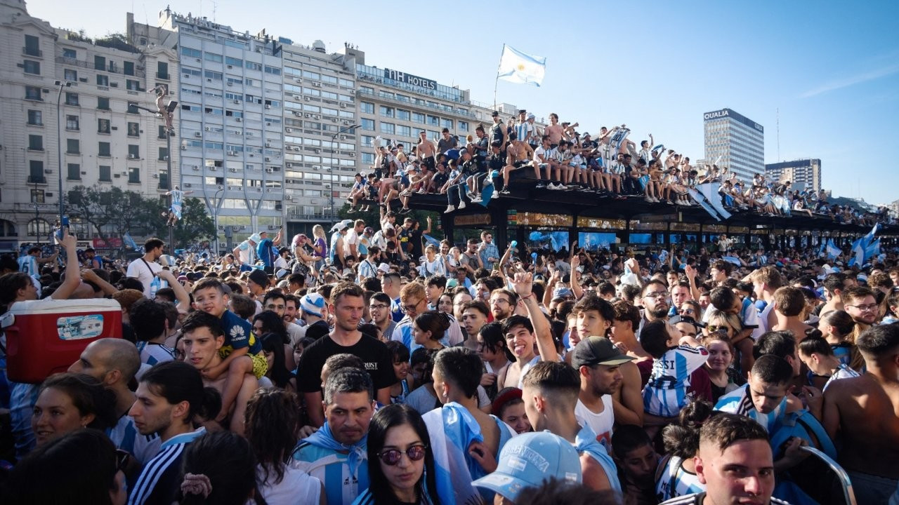 Arjantin'de zafer kutlamaları: 'Biz bunun için doğmuşuz'