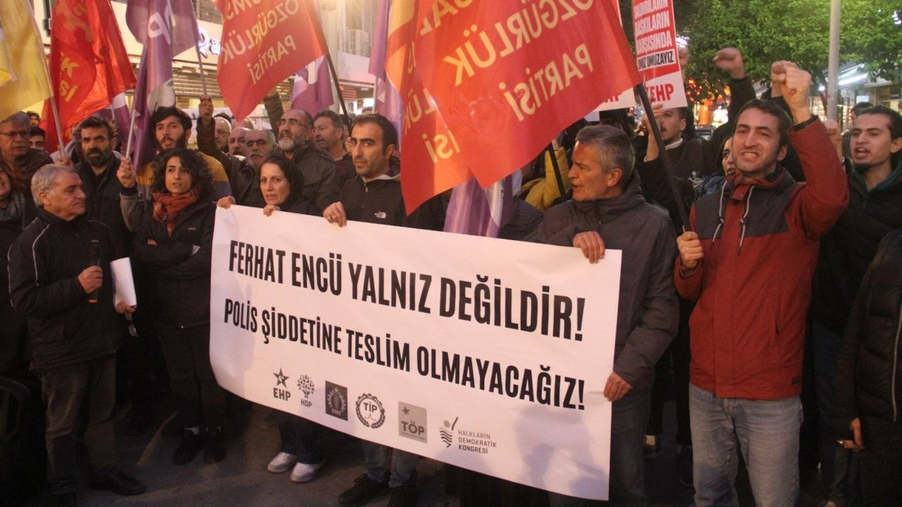İzmir'de polis şiddeti protesto edildi