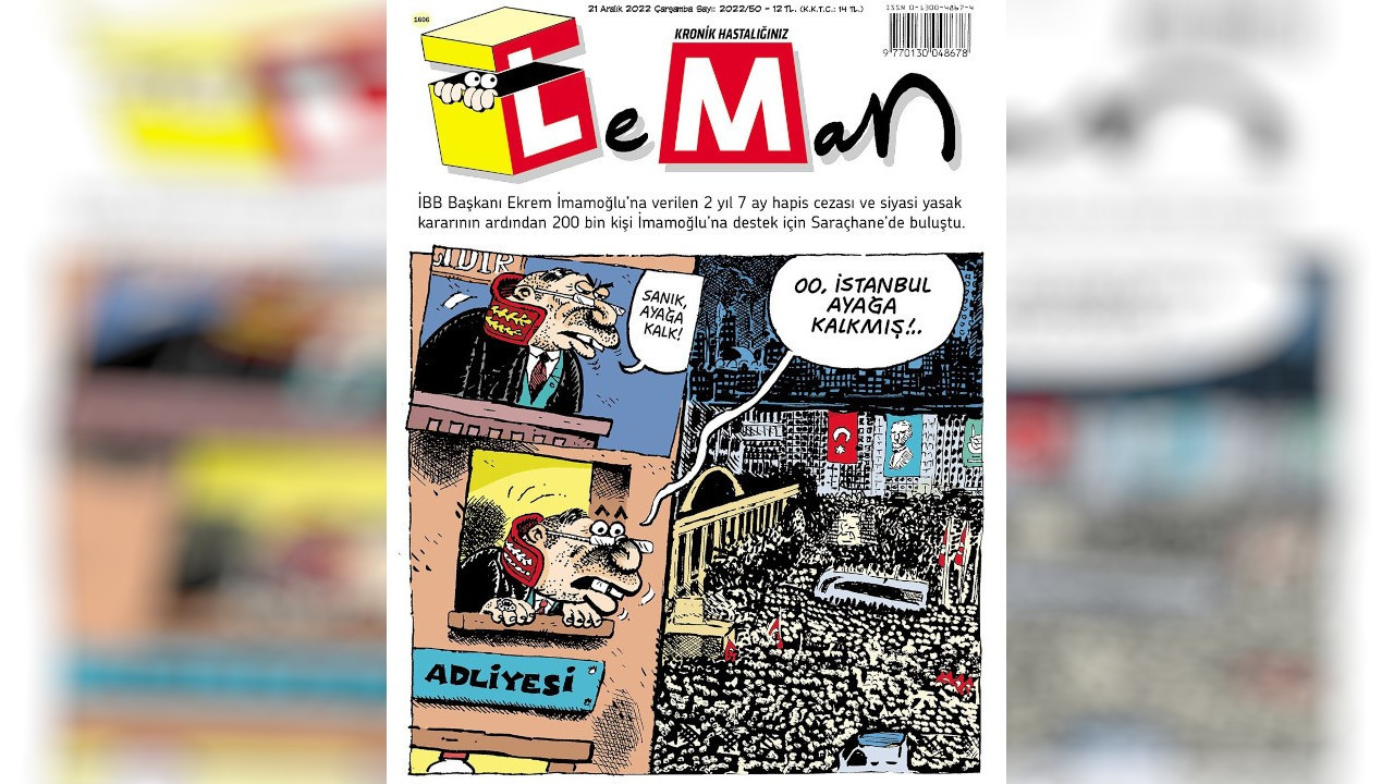 Leman'dan İmamoğlu kapağı: Oo, İstanbul ayağa kalkmış...