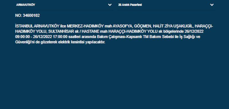 BEDAŞ'tan 'pazartesi' uyarısı: İstanbul'da 22 ilçede elektrik kesintisi - Sayfa 2