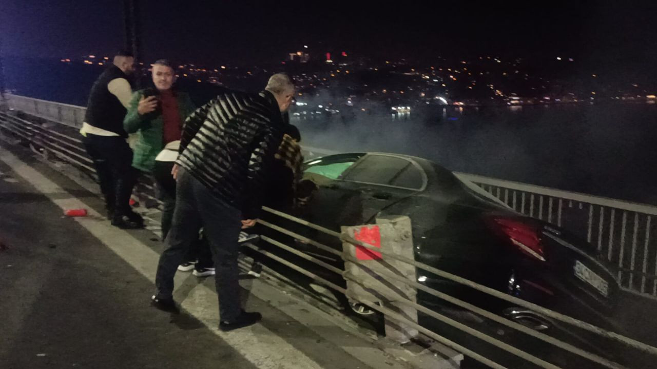 Fatih Sultan Mehmet Köprüsü'nde zincirleme kaza - Sayfa 1