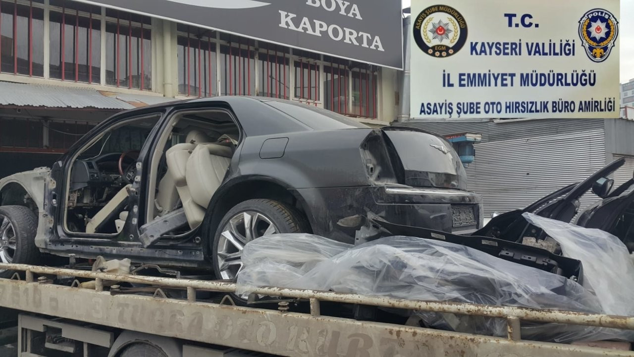 Kayseri'de 'change araç' operasyonu: 8 kişi gözaltına alındı