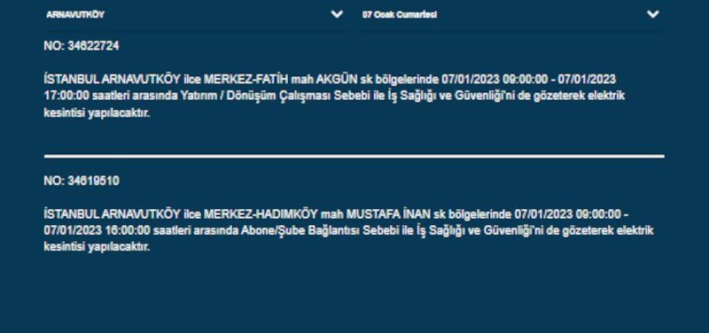 BEDAŞ duyurdu: İstanbul'da yarın 18 ilçede elektrik kesintisi yaşanacak - Sayfa 2