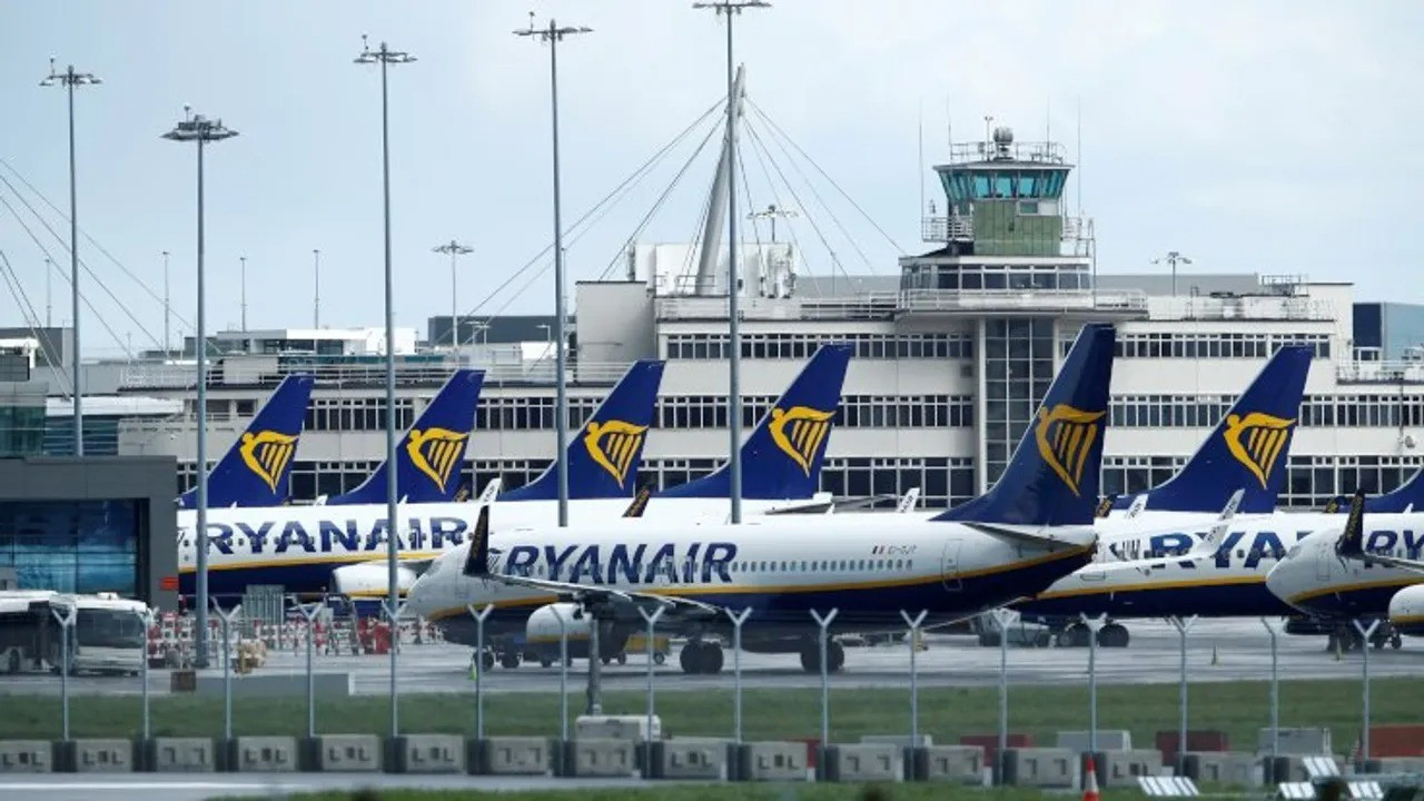 Belçika'da Ryanair grevi, 100'den fazla uçuş iptal ettirdi