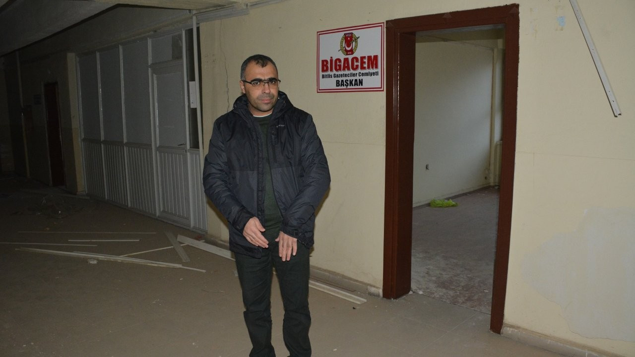 Bitlis Gazeteciler Cemiyeti'nde hırsızlık: Kapı dahil her şey çalındı