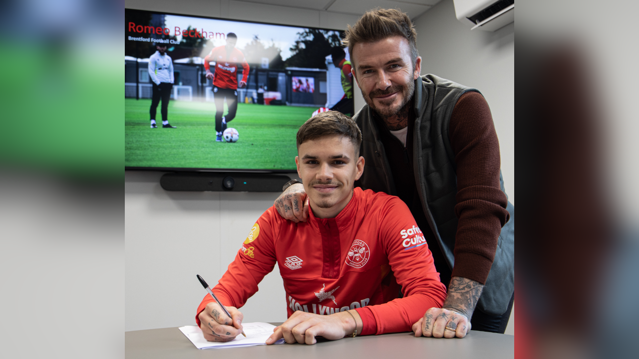 David Beckham'ın oğlu Romeo, Brentford'un B takımıyla anlaştı