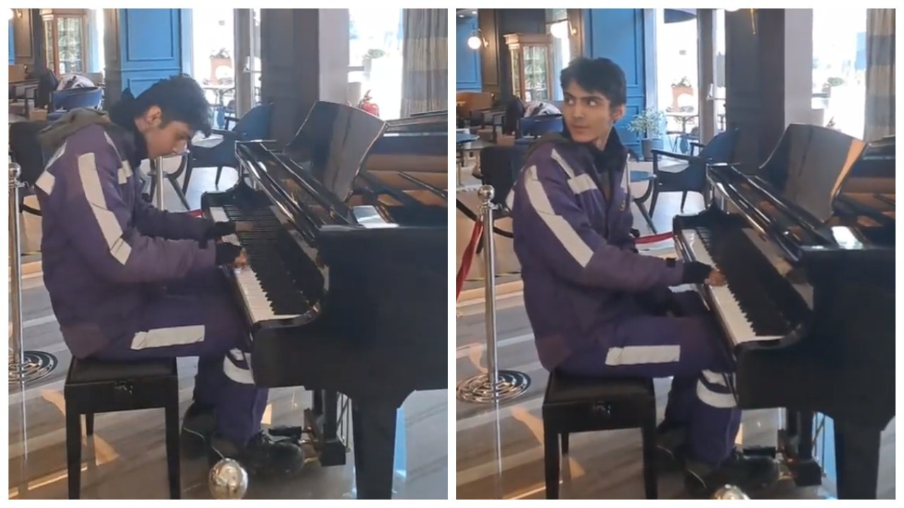 Piyanist Burçin Büke'den ders teklifi: Sipariş götüren kuryenin piyano videosu viral oldu