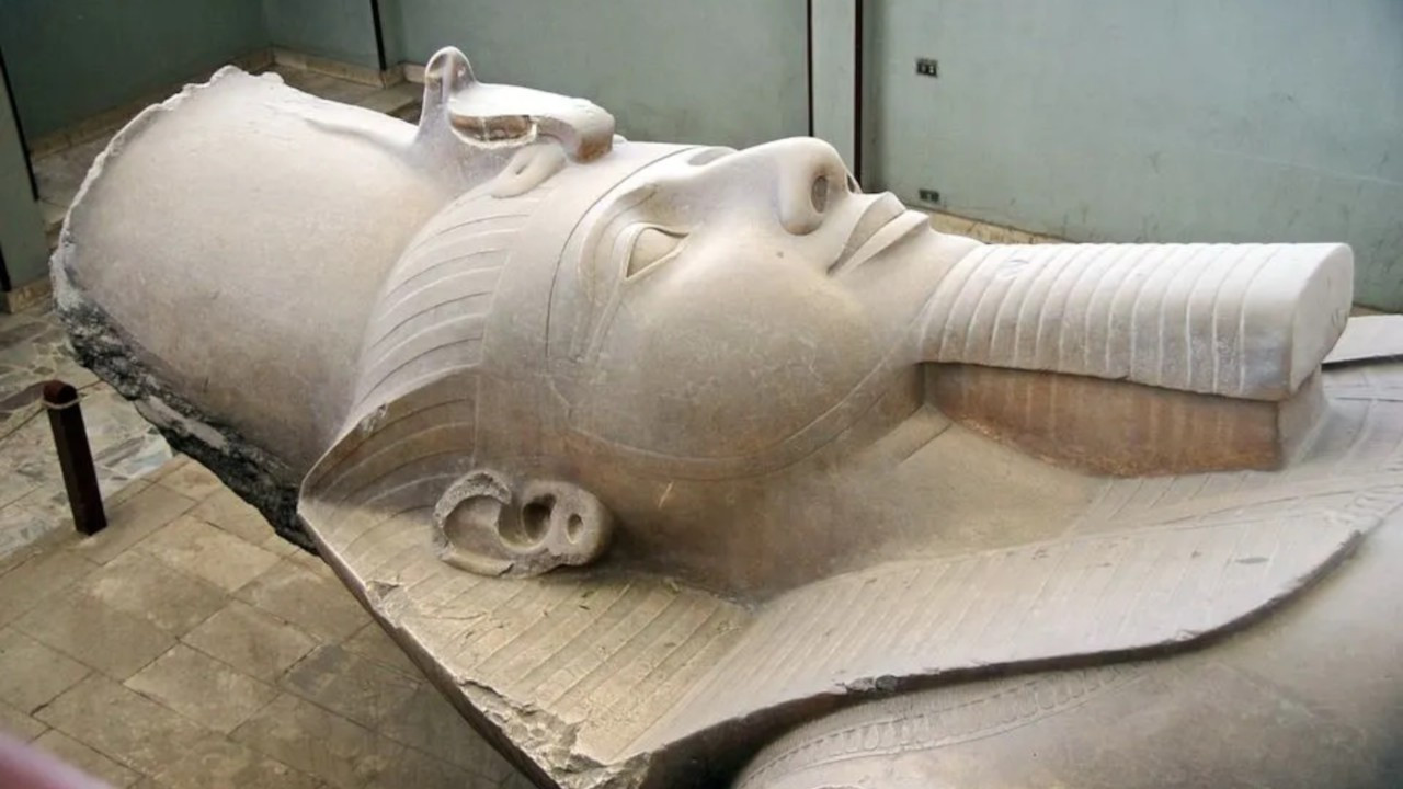 10 tonluk Ramses heykelini çalmaya çalışan 3 kişi yakalandı