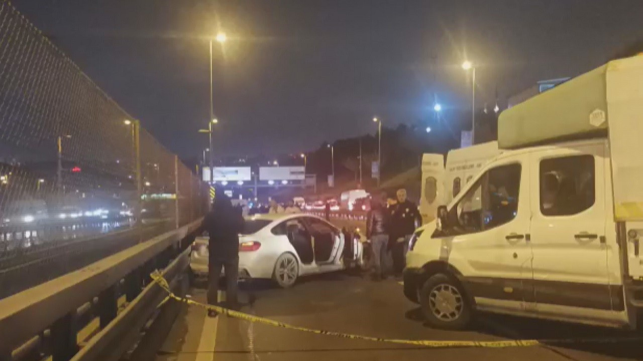 Haliç Köprüsü'nde otomobile silahlı saldırı: 1 ölü