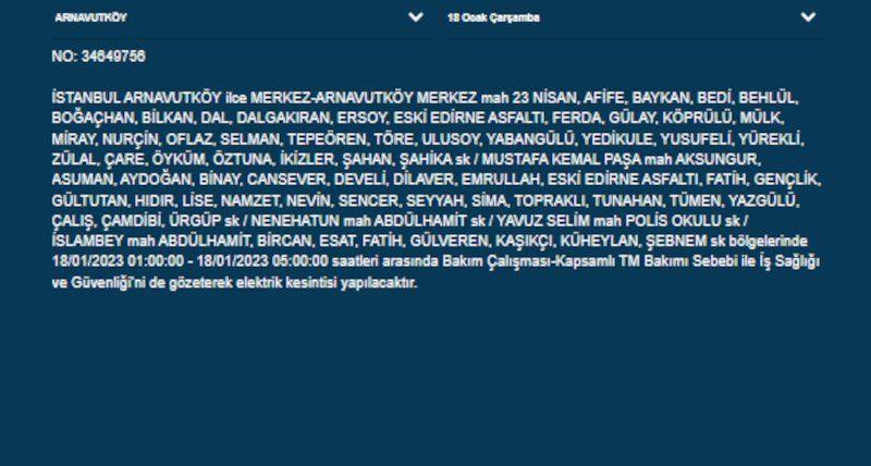BEDAŞ duyurdu: İstanbul'da yarın 19 ilçede elektrik kesintisi - Sayfa 2