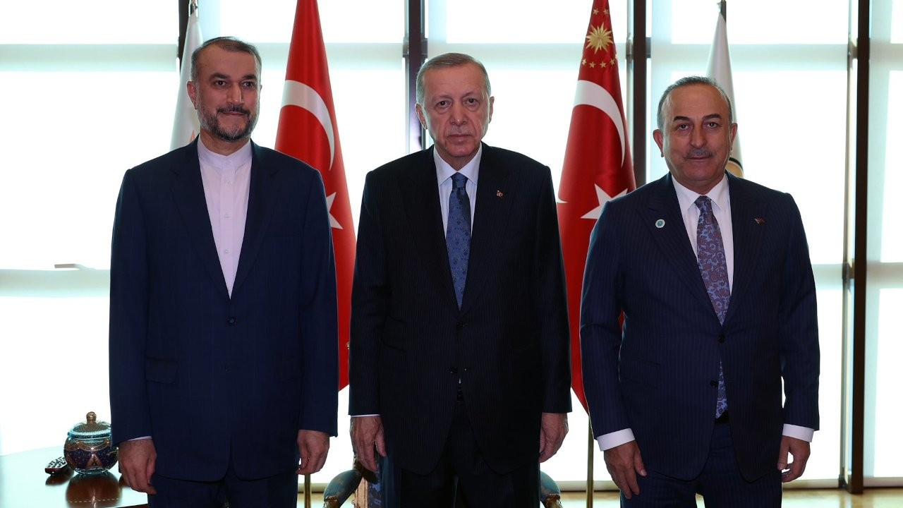 Cumhurbaşkanı Erdoğan, İran Dışişleri Bakanı ile AK Parti Genel Merkezi'nde görüştü