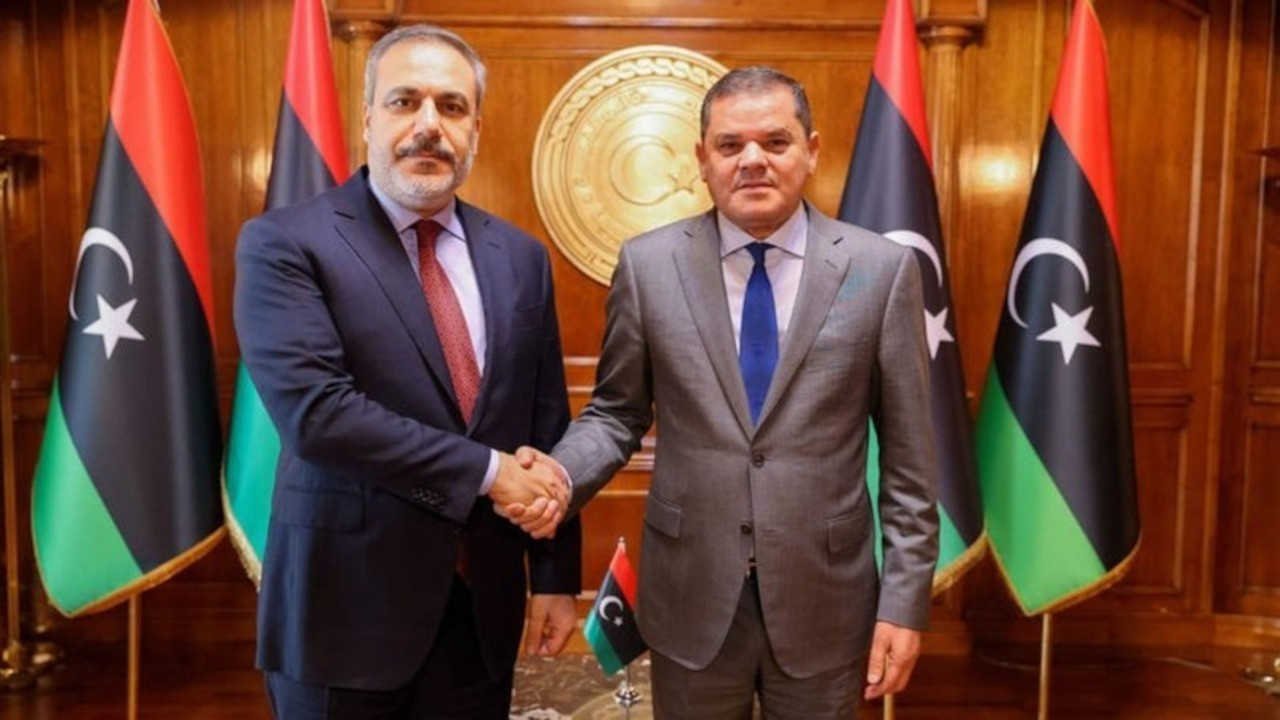 MİT Başkanı Fidan, Libya Başbakanı Dibeybe ile görüştü