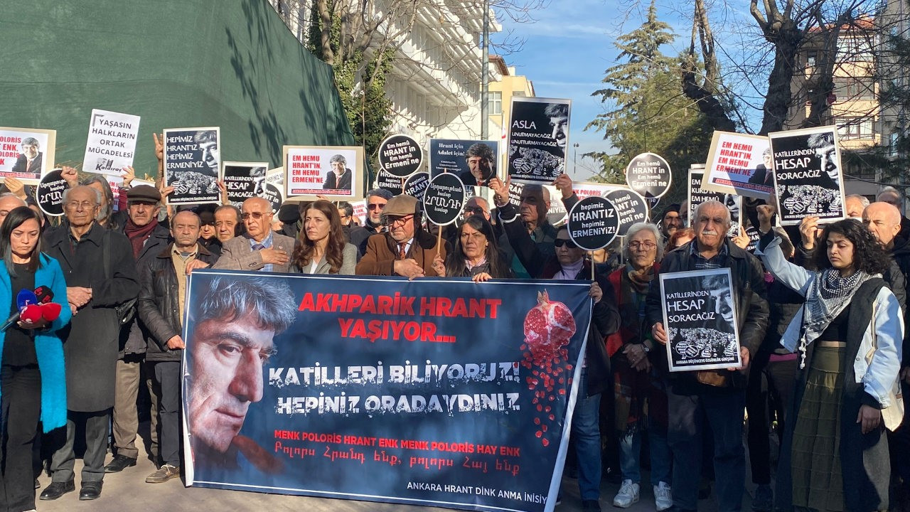 Hrant Dink Ankara’da anıldı: Bu ülkeye barışı getireceğiz