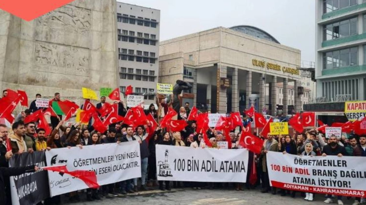 Öğretmenler atama için Ankara’dan seslenecek