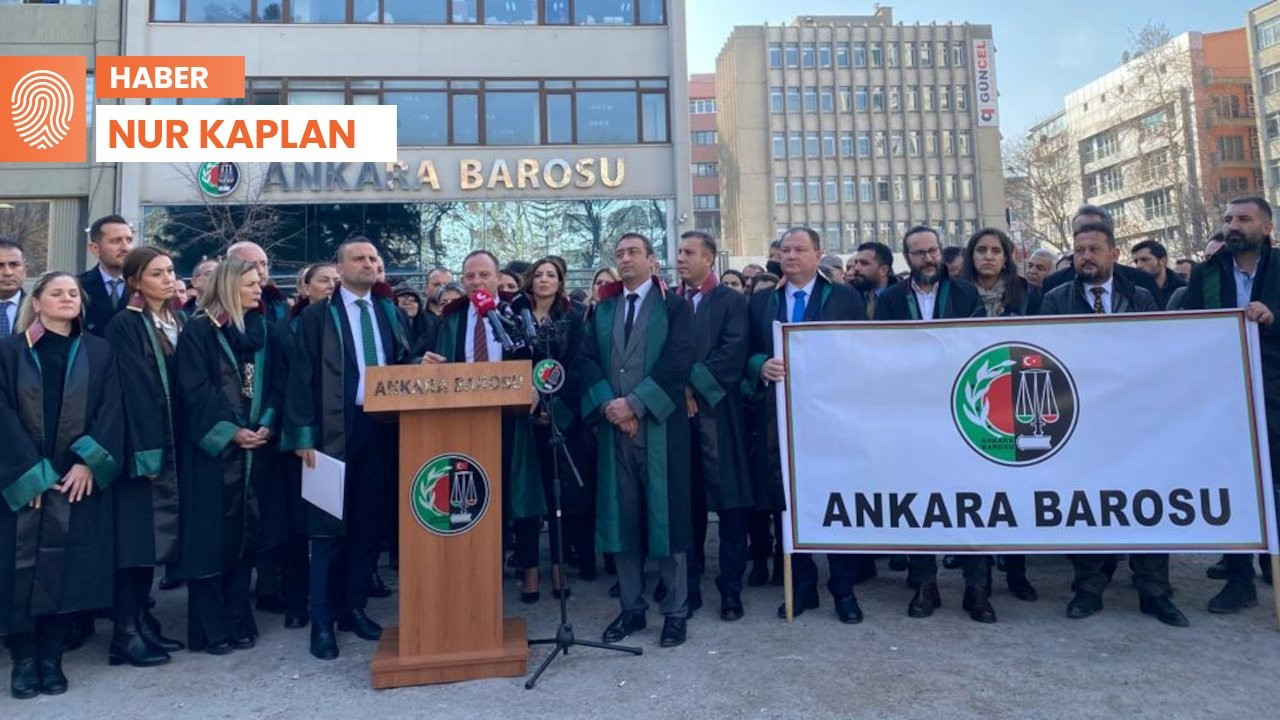 Ankara’da avukatlar ‘Tehlikedeki Avukatlar Günü’nde Kızılay’a yürüdü