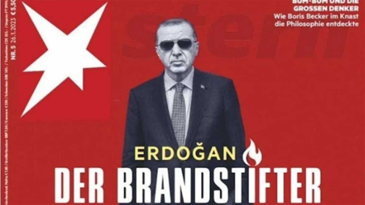 Stern'in 'Kundakçı Erdoğan' kapağına AK Parti'den tepki