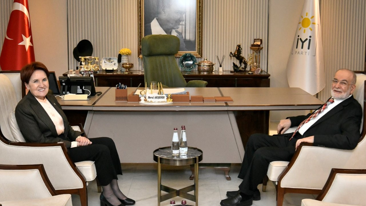 13 Şubat toplantısına hazırlık: Karamollaoğlu Akşener’le görüştü