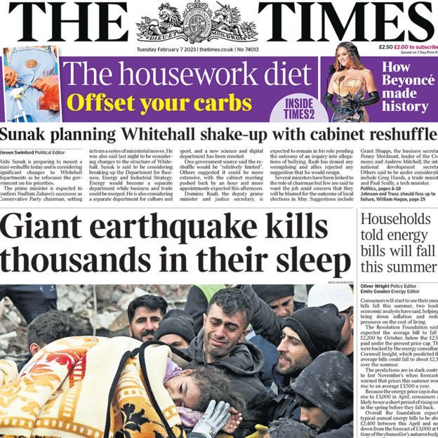 Maraş depremleri İngiltere basınında: 'Zamana karşı yarış' - Sayfa 3