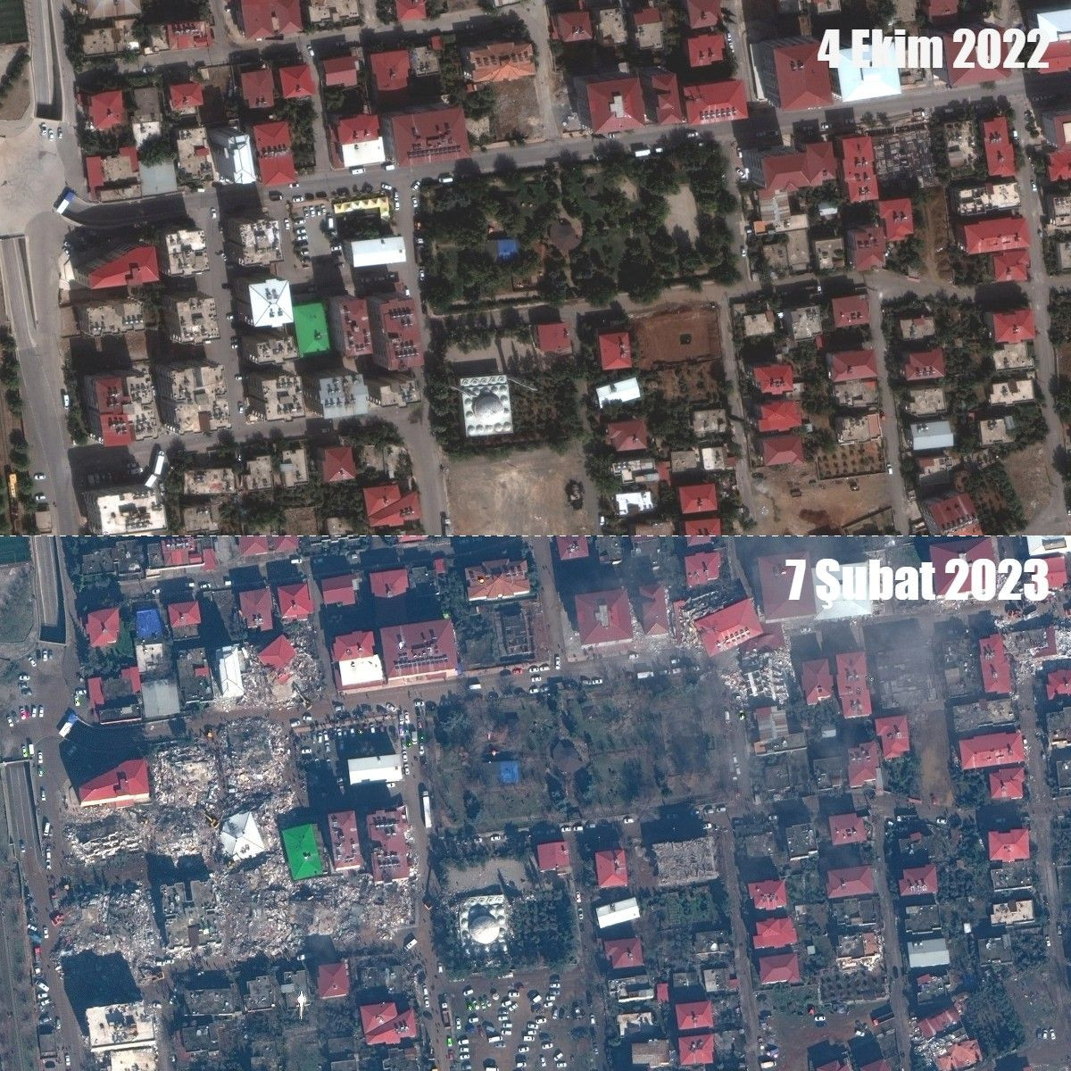 Depremin ardından uydu görüntüleri: Yıkımın öncesi ve sonrası - Sayfa 2
