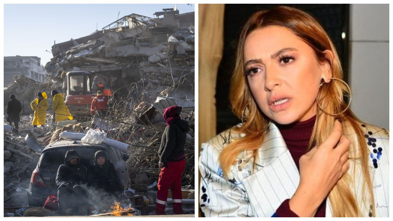 Hadise'den deprem çağrısı: Lütfen dünya bize yardım etsin