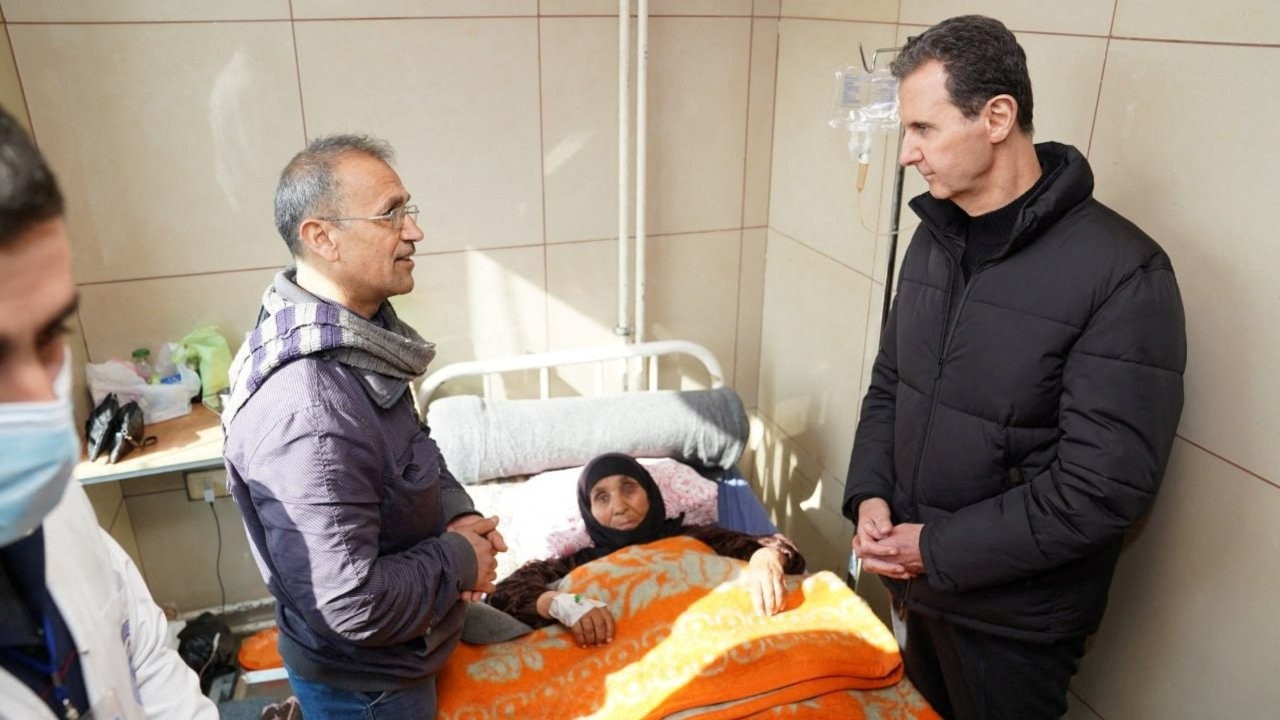 Esad, ilk kez deprem bölgesini ziyaret etti