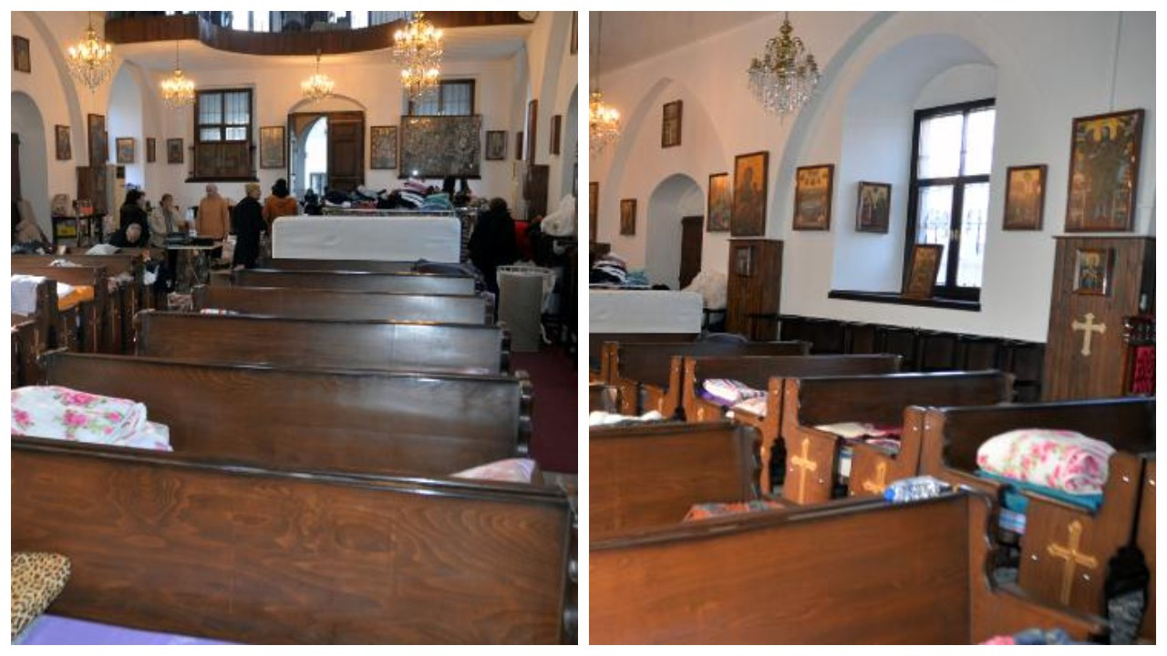 Mersin Rum Ortodoks Kilisesi depremzedeler için yatakhaneye çevrildi