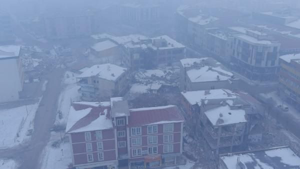 2. depremin merkez üssü Elbistan'daki yıkım havadan görüntülendi - Sayfa 1