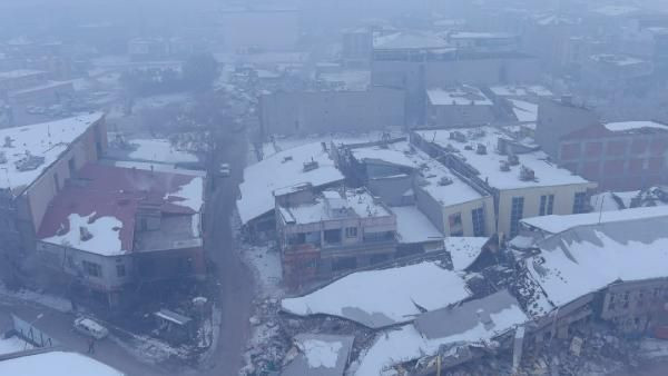 2. depremin merkez üssü Elbistan'daki yıkım havadan görüntülendi - Sayfa 4