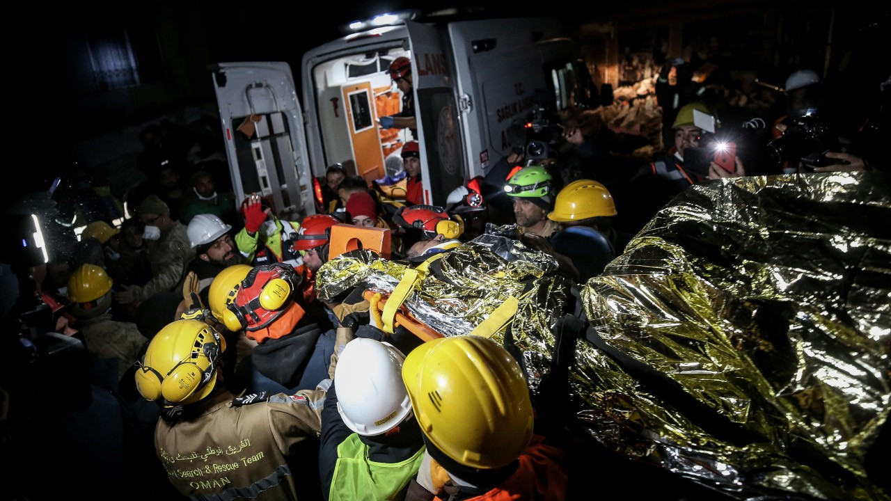 Hatay'da depremden 183 saat sonra bir kişi kurtarıldı