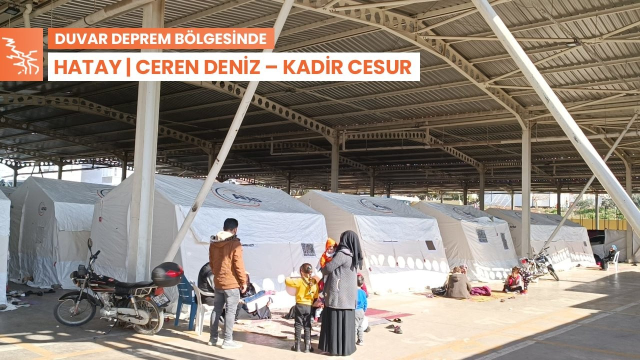 İskenderun'da dışı farklı, içi farklı çadır kent