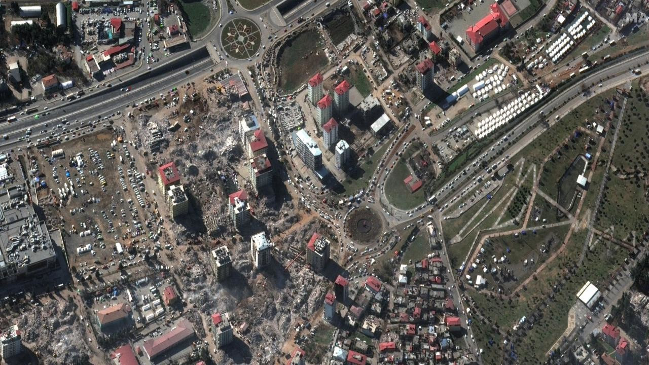 Hatay, Maraş, Antep, Suriye: Deprem felaketinin yeni uydu görüntüleri