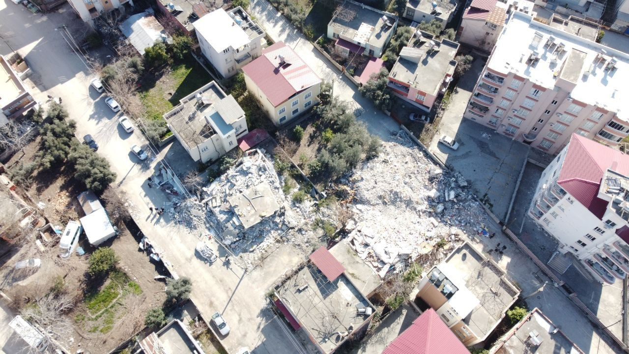 Osmaniye'de yıkım, drone ile görüntülendi - Sayfa 1