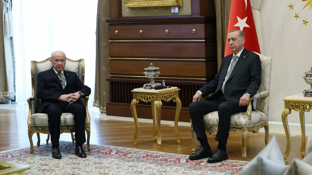 Cumhurbaşkanı Erdoğan, MHP lideri Bahçeli'yle görüştü