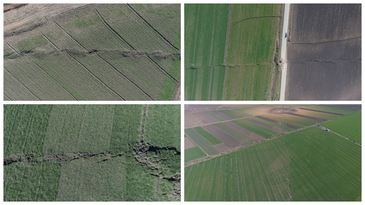 Maraş'taki tarım arazilerinde fay kırıkları oluştu