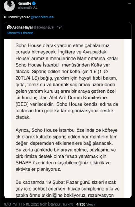 Soho House İstanbul'un 'deprem menüsü'ne tepki: Terbiyesizlik... - Sayfa 3