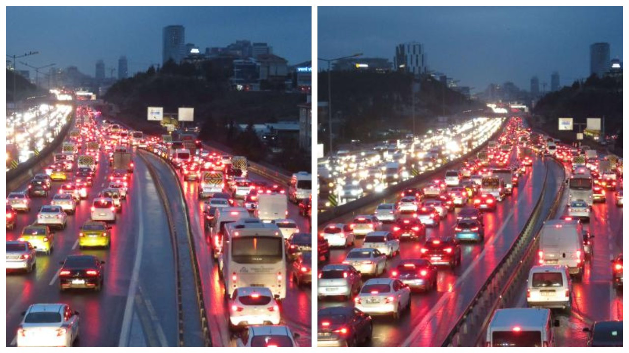 İstanbul'da 'okullar açıldı' trafiği