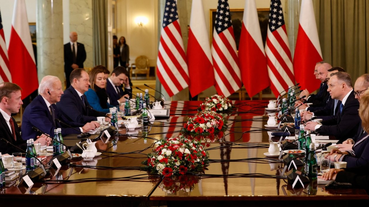ABD Başkanı Biden, Polonya Cumhurbaşkanı Duda ile bir araya geldi