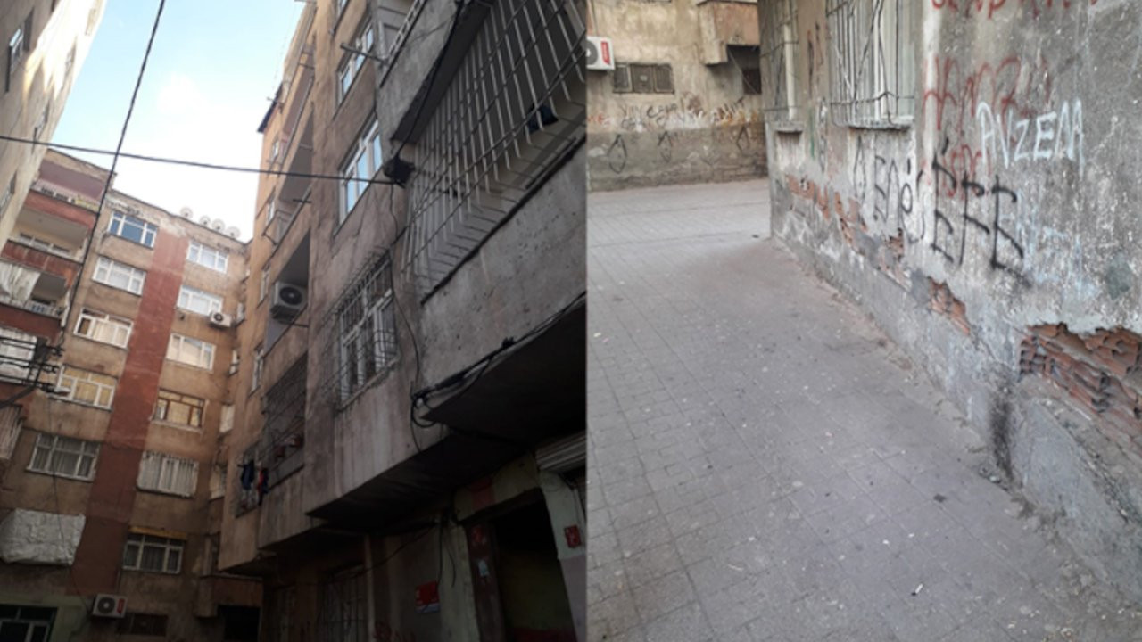 Diyarbakır’da yamulan apartmana ‘az hasarlı’ raporu