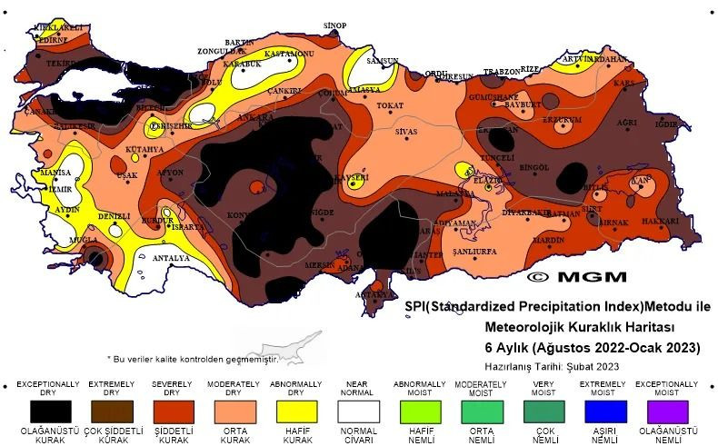 Meteoroloji haritaları güncelledi: Ocak ayında şiddetli kuraklık yaşandı - Sayfa 3
