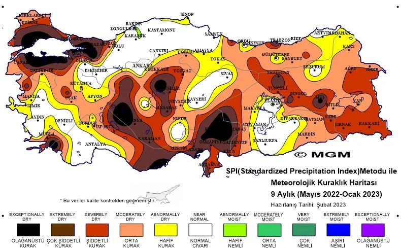 Meteoroloji haritaları güncelledi: Ocak ayında şiddetli kuraklık yaşandı - Sayfa 4