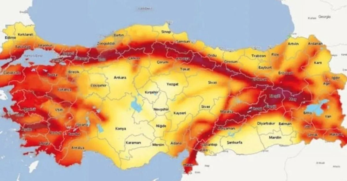 Kuzey Anadolu fay hattı hangi ilçelerden geçiyor? - Sayfa 1