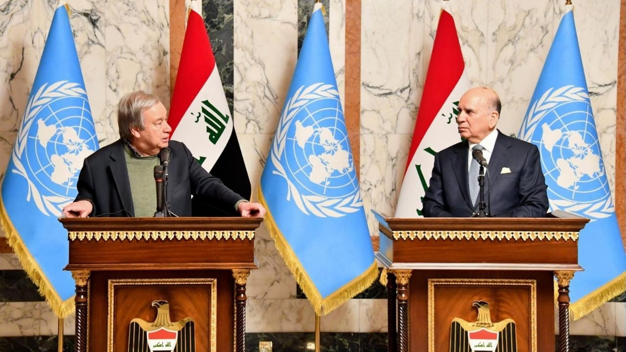 BM Genel Sekreteri, 6 yıl sonra ilk kez Irak'ta