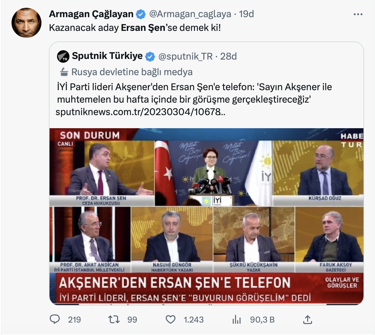 Sosyal medyada Akşener'e tepki: '18 ayda Kılıçdaroğlu'na ikna olmadı, reklam arasında Ersan Şen'e ikna oldu' - Sayfa 4