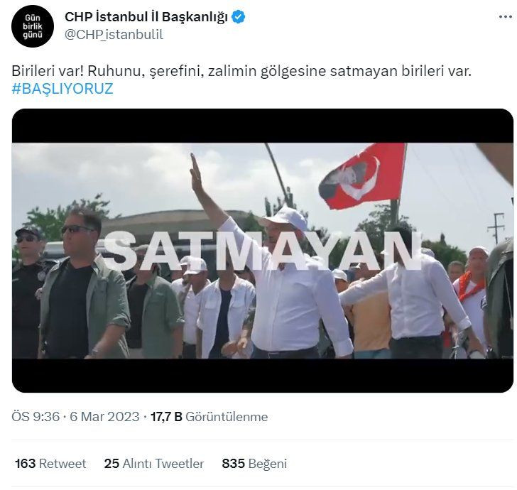 CHP'den Kılıçdaroğlu'na Şebnem Ferahlı video: 'Birileri var, ruhunu şerefini, zalimin gölgesine satmayan' - Sayfa 4