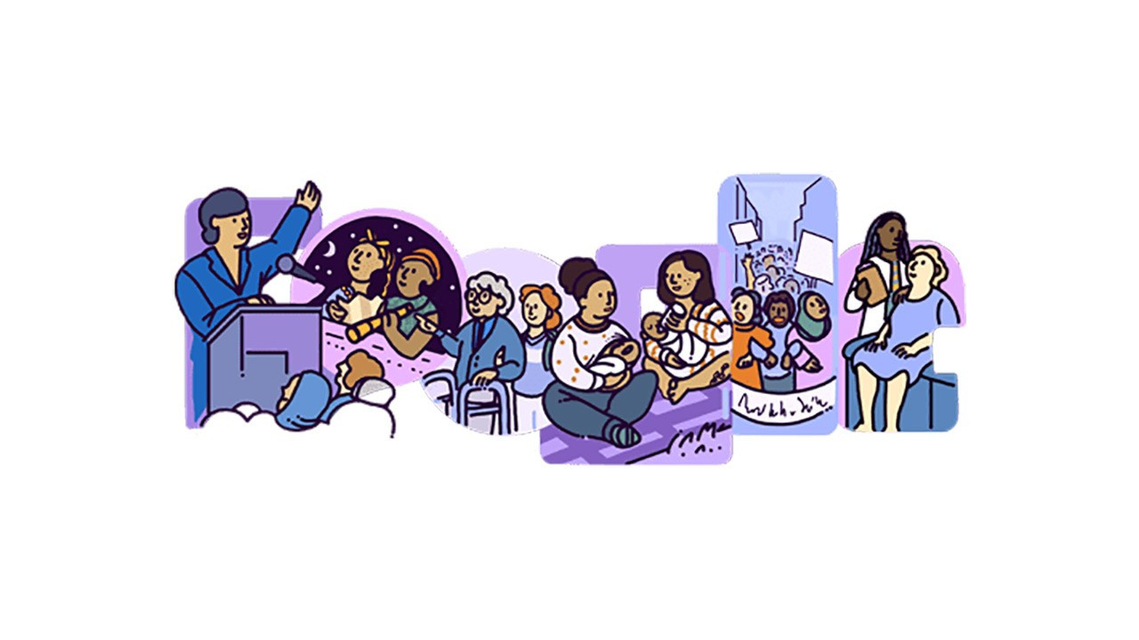 Google'dan 8 Mart Dünya Kadınlar Günü'ne özel 'doodle'
