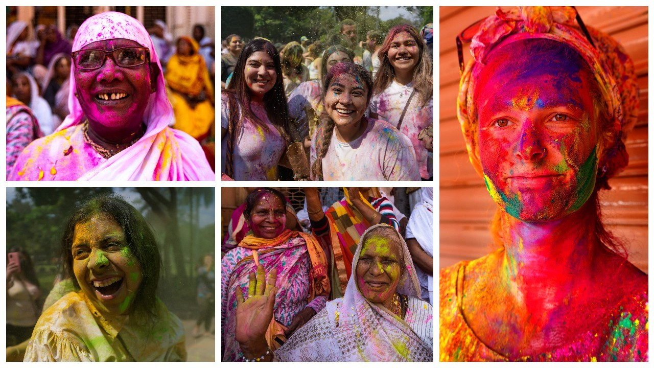 Geleneksel Holi Festivali Hindistan'da kutlandı